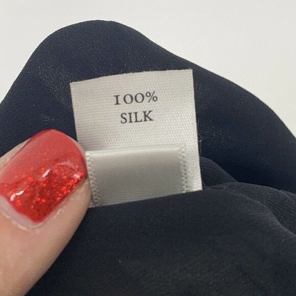 Brian Reyes Designer Silk Short Sleeve Shift Dress - Picture 10 of 10